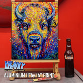 Bison Canvas Art - Guardians of the Grasslands by Chris Tutty